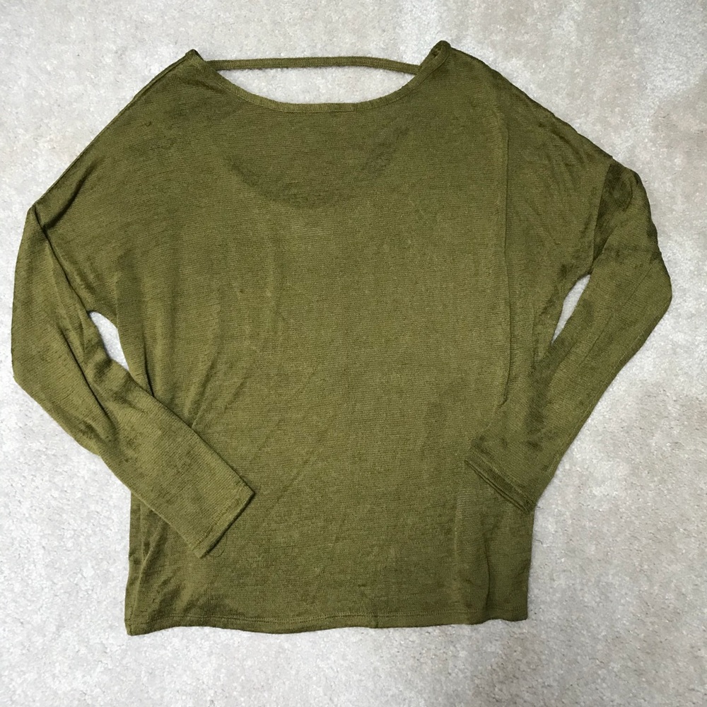 Soft green top